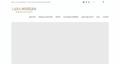 Desktop Screenshot of laramorgan.co.uk